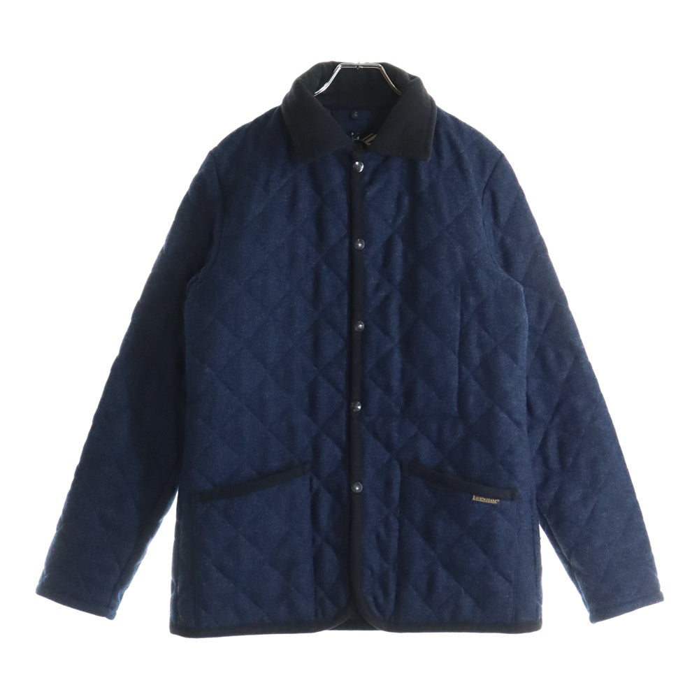 LAVENHAM(ラベンハム) キルティングジャケット ウール ネイビー