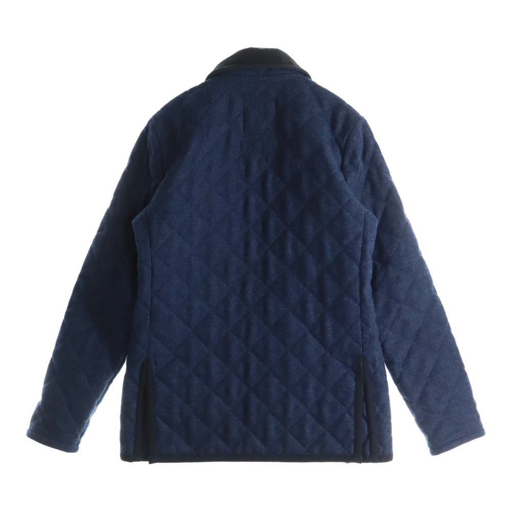 LAVENHAM(ラベンハム) キルティングジャケット ウール ネイビー