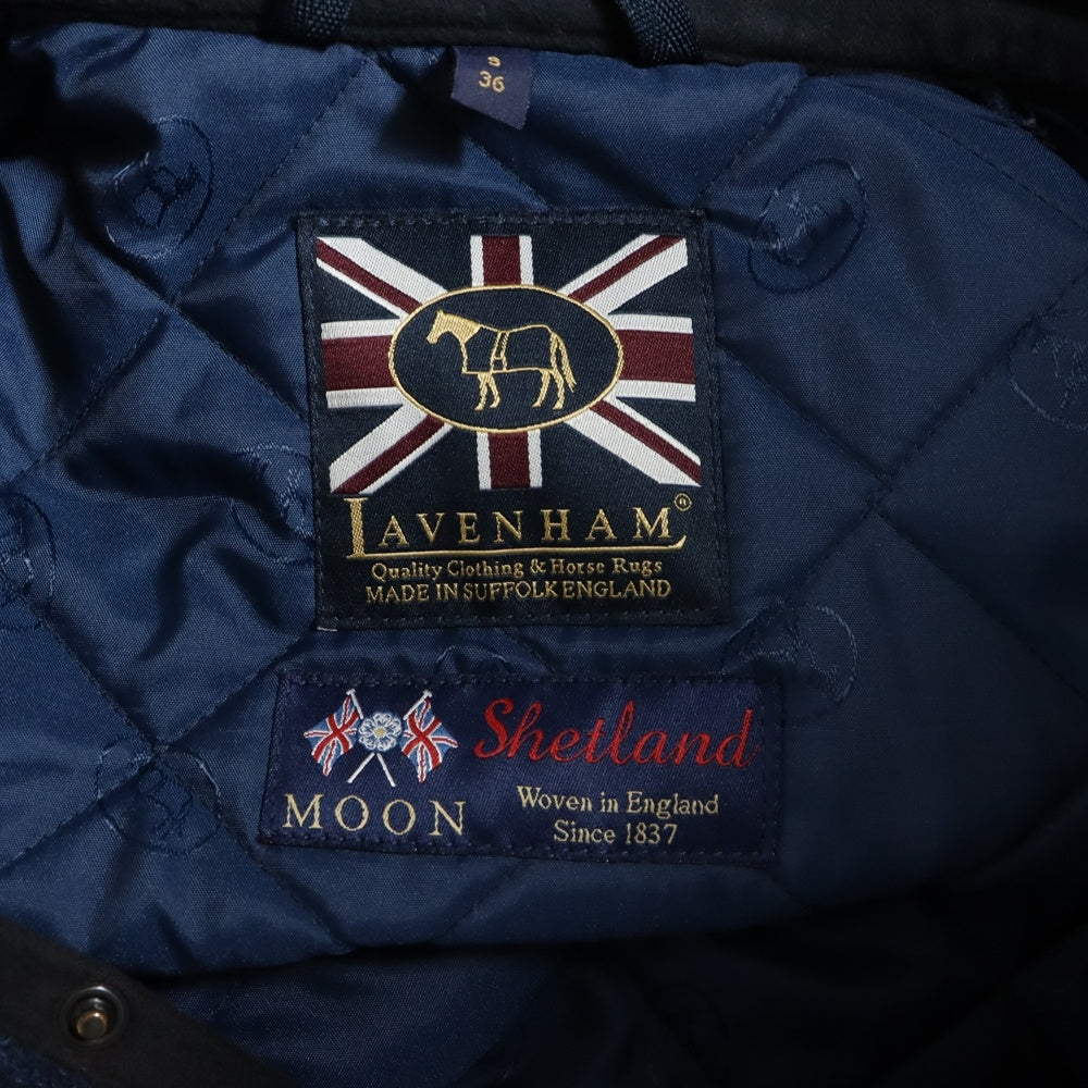 LAVENHAM(ラベンハム) キルティングジャケット ウール ネイビー