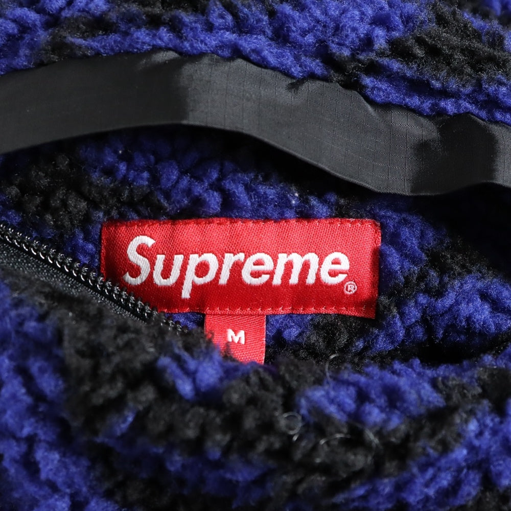 SUPREME(シュプリーム) 21AW Celtic Knot Reversible WINDSTOPPER Fleece Hooded Jacket セルティック ノット リバーシブル ウインドストッパー フリースフーデッドジャケット