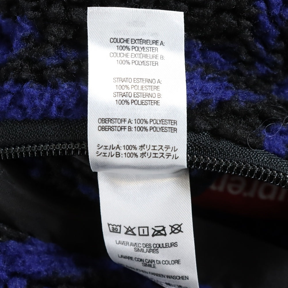 SUPREME(シュプリーム) 21AW Celtic Knot Reversible WINDSTOPPER Fleece Hooded Jacket セルティック ノット リバーシブル ウインドストッパー フリースフーデッドジャケット