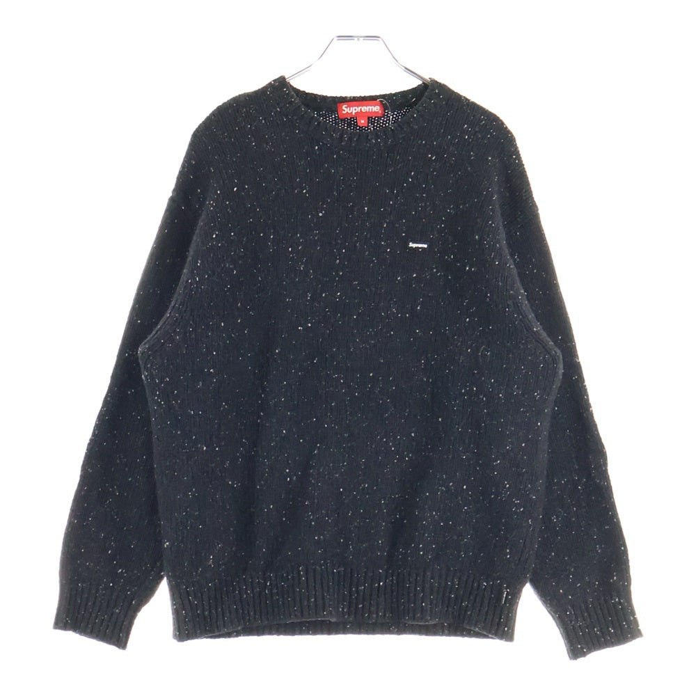 SUPREME(シュプリーム) 22AW Small Box Speckls Sweater スモールボックス スペクルドニットセーター ブラック