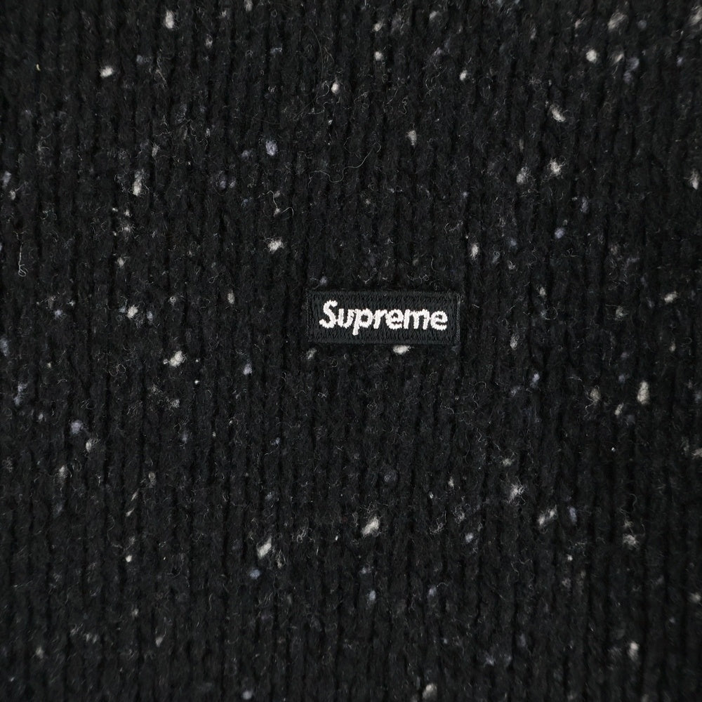 SUPREME(シュプリーム) 22AW Small Box Speckls Sweater スモールボックス スペクルドニットセーター ブラック