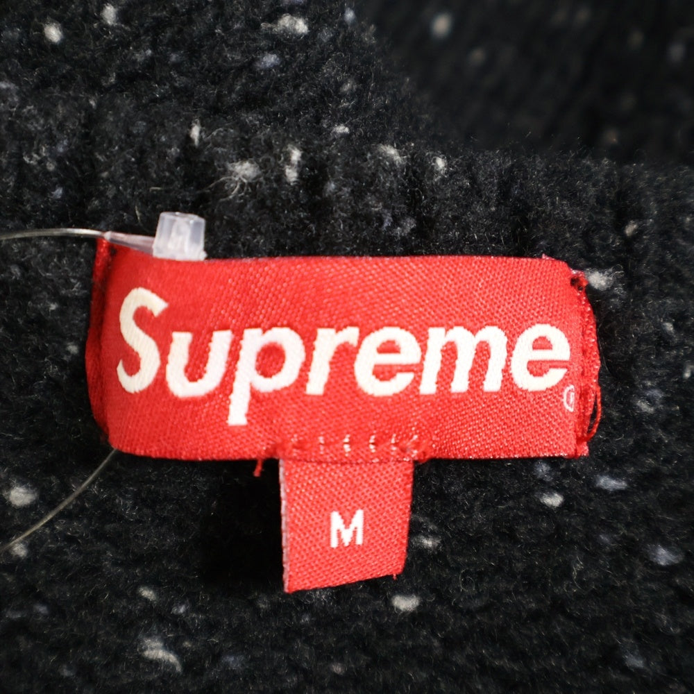 SUPREME(シュプリーム) 22AW Small Box Speckls Sweater スモールボックス スペクルドニットセーター ブラック