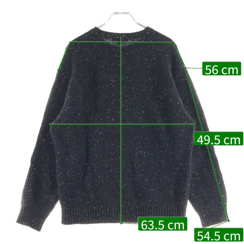 SUPREME(シュプリーム) 22AW Small Box Speckls Sweater スモールボックス スペクルドニットセーター ブラック