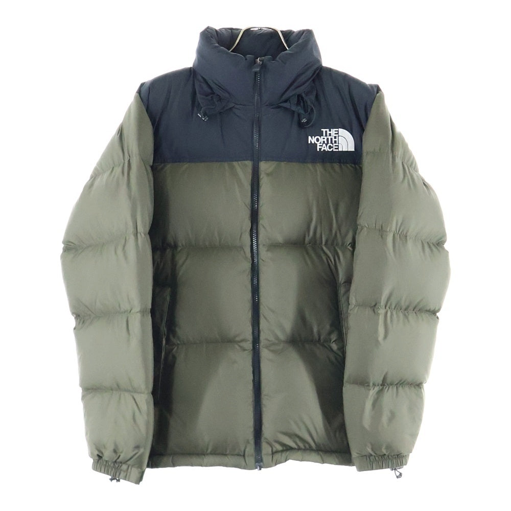 THE NORTH FACE(ザノースフェイス) NUPTSE JACKET ヌプシ ジップアップ フーデッド ダウンジャケット カーキ ND91841