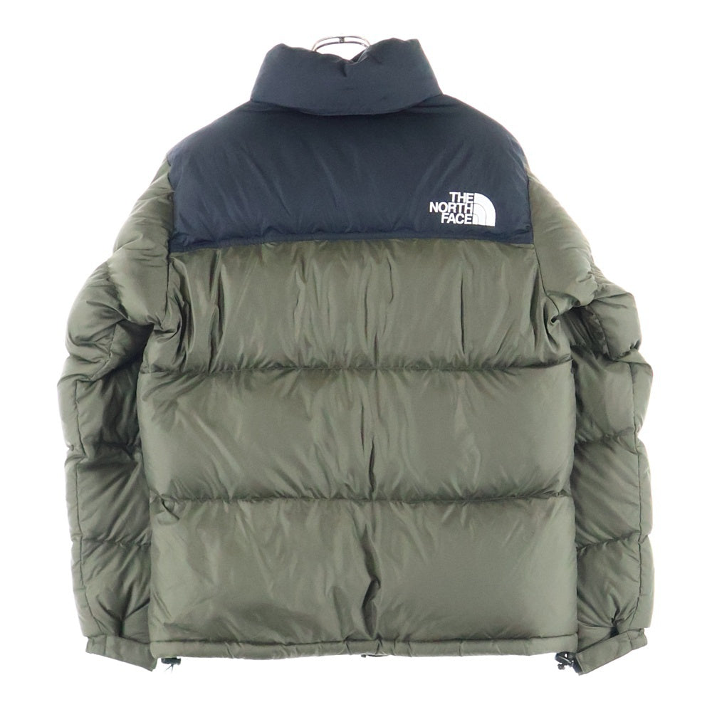 THE NORTH FACE(ザノースフェイス) NUPTSE JACKET ヌプシ ジップアップ フーデッド ダウンジャケット カーキ ND91841