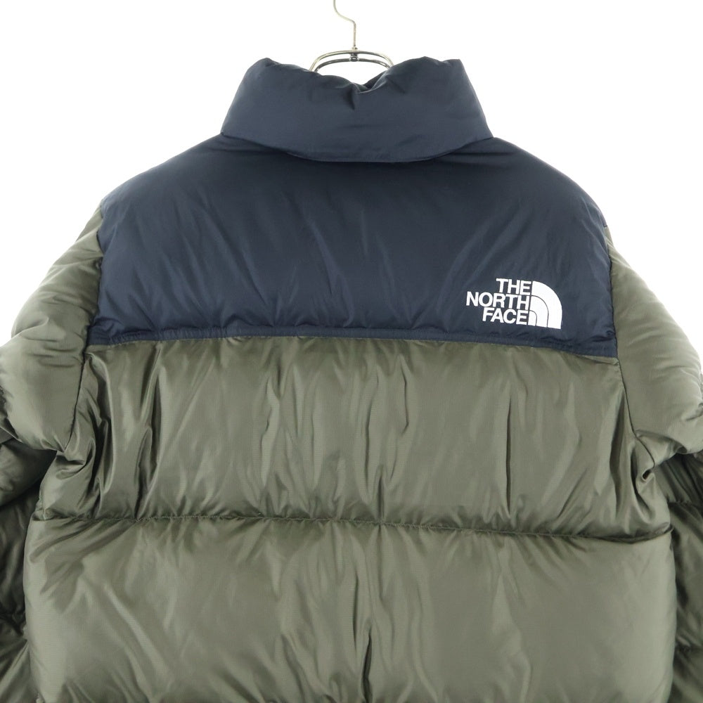THE NORTH FACE(ザノースフェイス) NUPTSE JACKET ヌプシ ジップアップ フーデッド ダウンジャケット カーキ ND91841