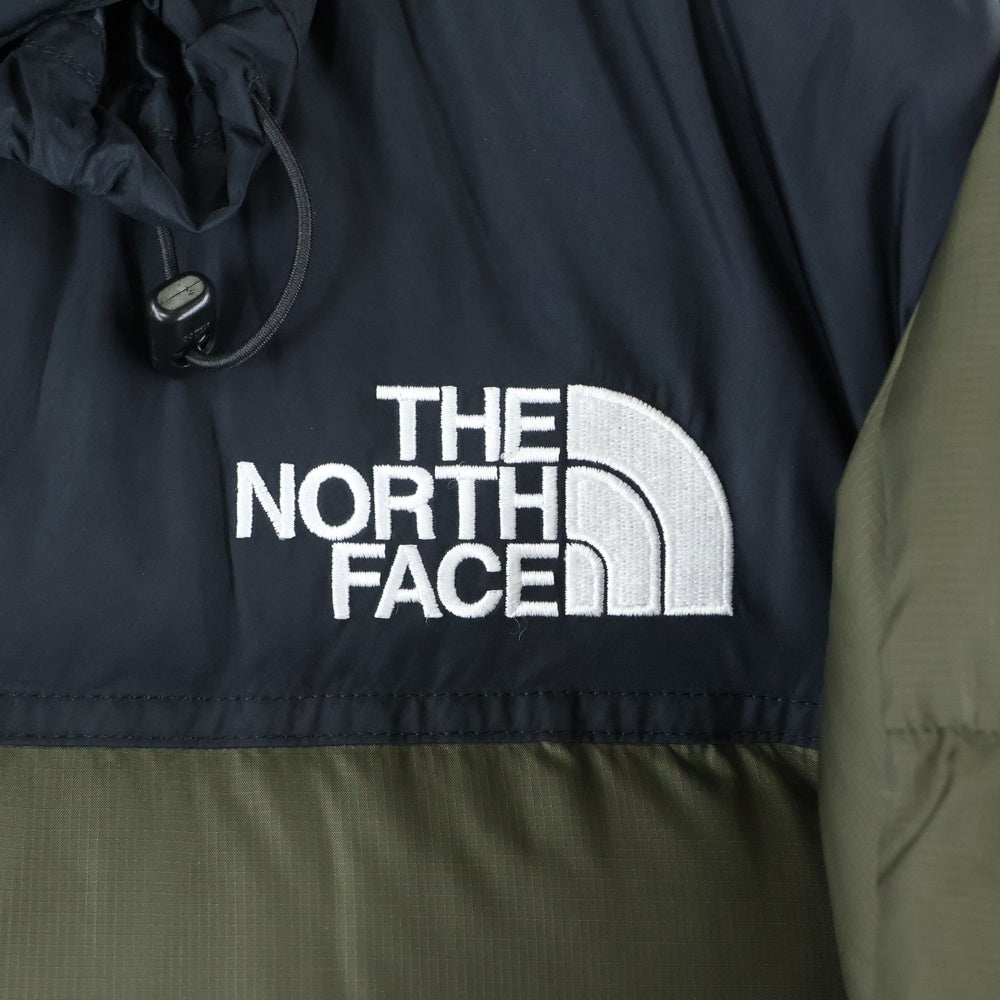THE NORTH FACE(ザノースフェイス) NUPTSE JACKET ヌプシ ジップアップ フーデッド ダウンジャケット カーキ ND91841