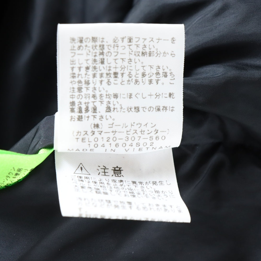 THE NORTH FACE(ザノースフェイス) NUPTSE JACKET ヌプシ ジップアップ フーデッド ダウンジャケット ブラック ND91841