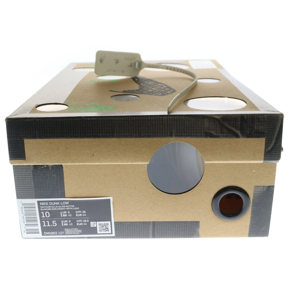 NIKE(ナイキ) ×OFF-WHITE DUNK LOW 1 OF 50 DM1602-127 オフホワイト ダンクロー 1オブ50 ローカットスニーカー ホワイト US10/28cm