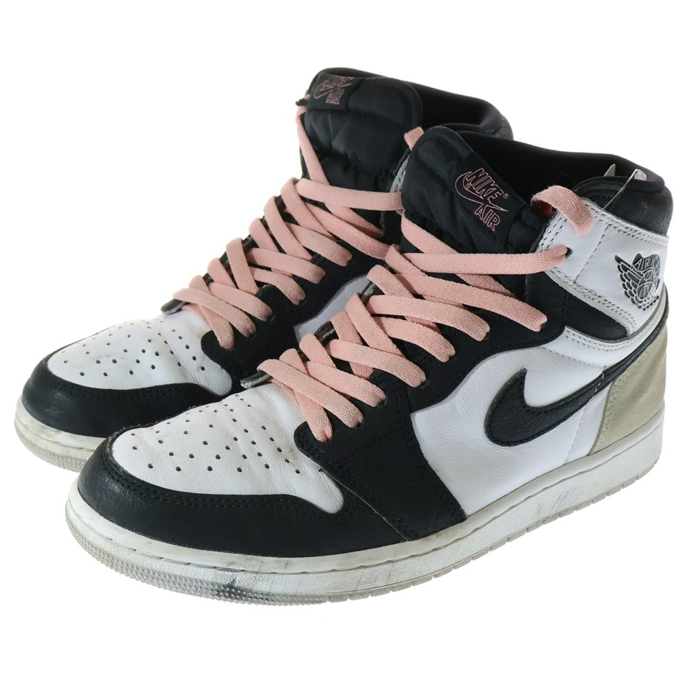 NIKE(ナイキ) AIR JORDAN 1 HIGH OG Bleached Coral 555088-108 エアジョーダン 1 ブリーチドコーラル ハイカットスニーカー グレー US9/27cm