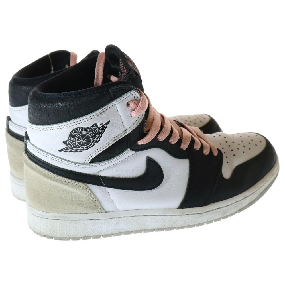 NIKE(ナイキ) AIR JORDAN 1 HIGH OG Bleached Coral 555088-108 エアジョーダン 1 ブリーチドコーラル ハイカットスニーカー グレー US9/27cm