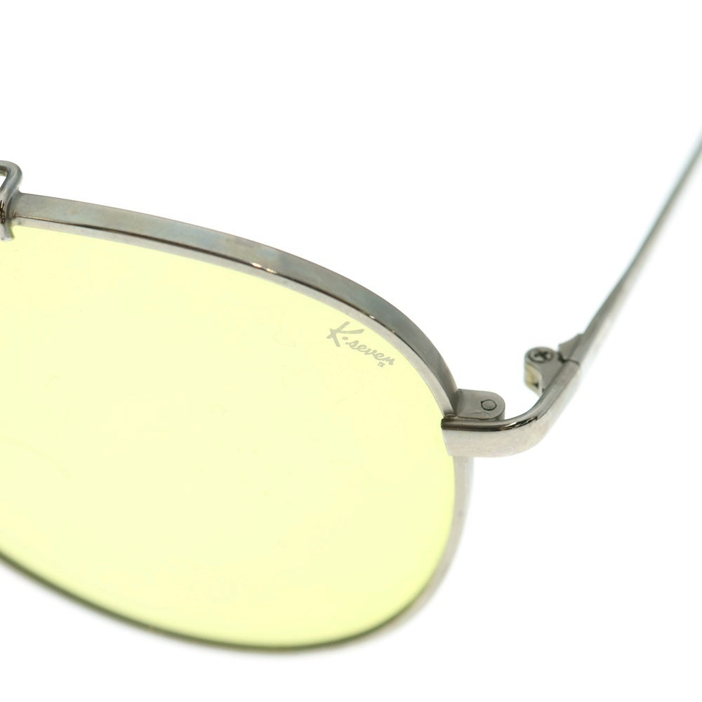 TENDERLOIN(テンダーロイン) T-CHOPPER ティアドロップ サングラス アイウェア Silver Yellow