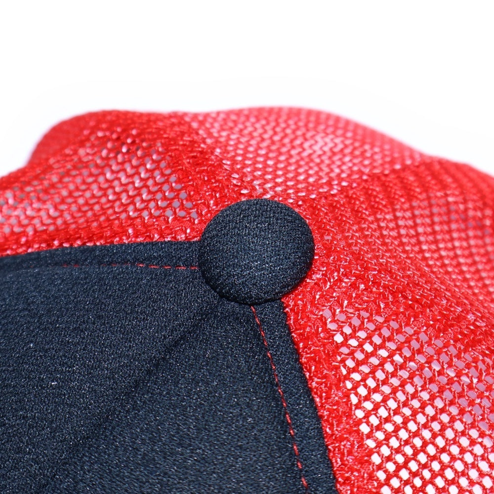 TENDERLOIN(テンダーロイン) Mesh Cap メッシュキャップ ロゴ ベースボールキャップ ブラック/レッド 日本製