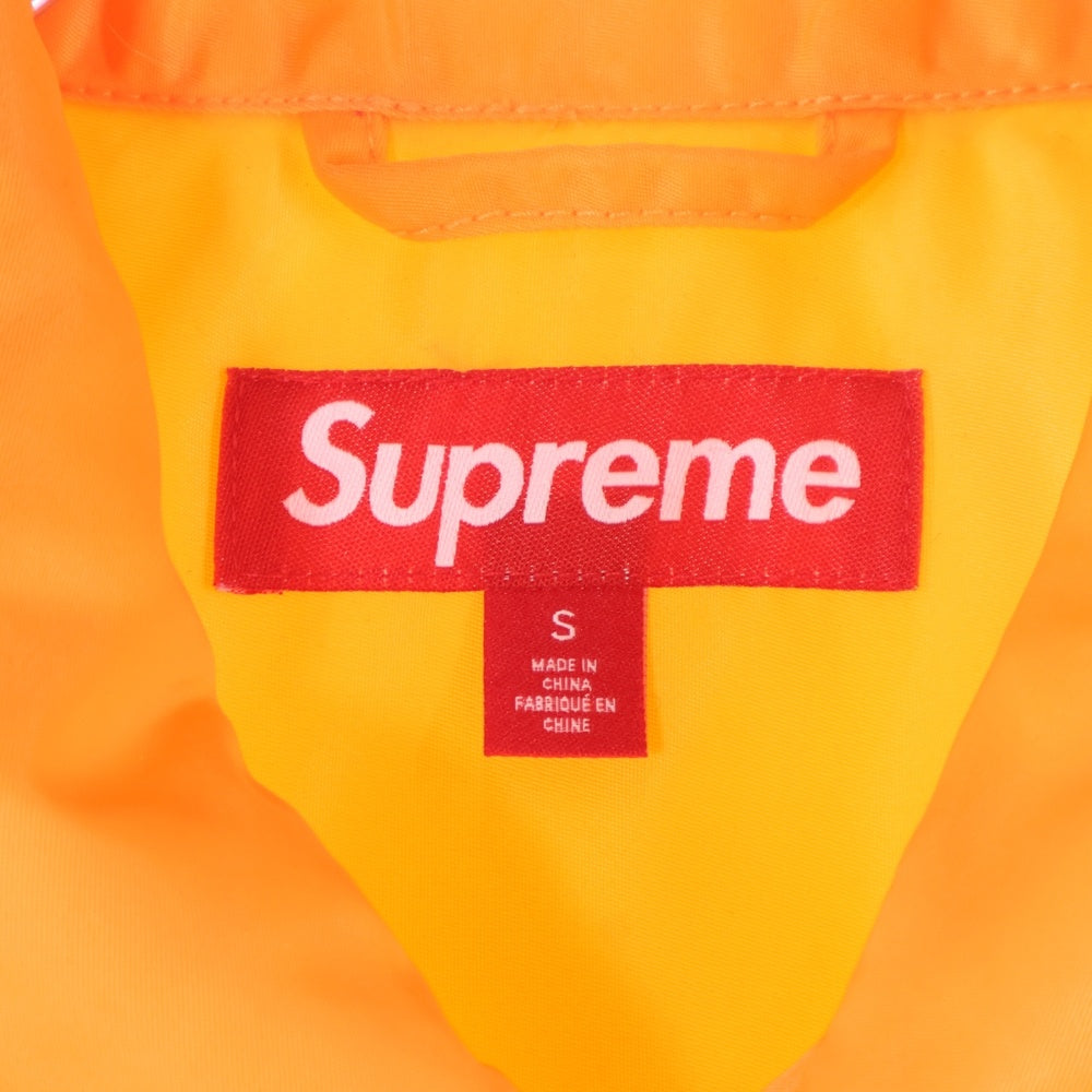 SUPREME(シュプリーム) 24SS Nylon Chore Coat ナイロンチョアコート クラシックロゴ 4ポケットナイロンコート オレンジ