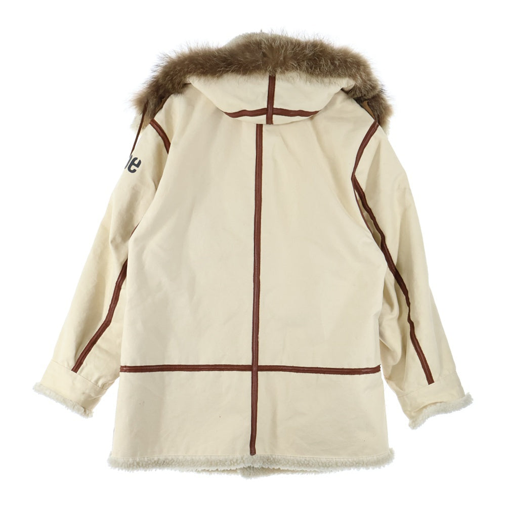 A BATHING APE(アベイシングエイプ) 90s BAPE-7 B-7 ベイプ-7 フライトジャケット コットン クリーム