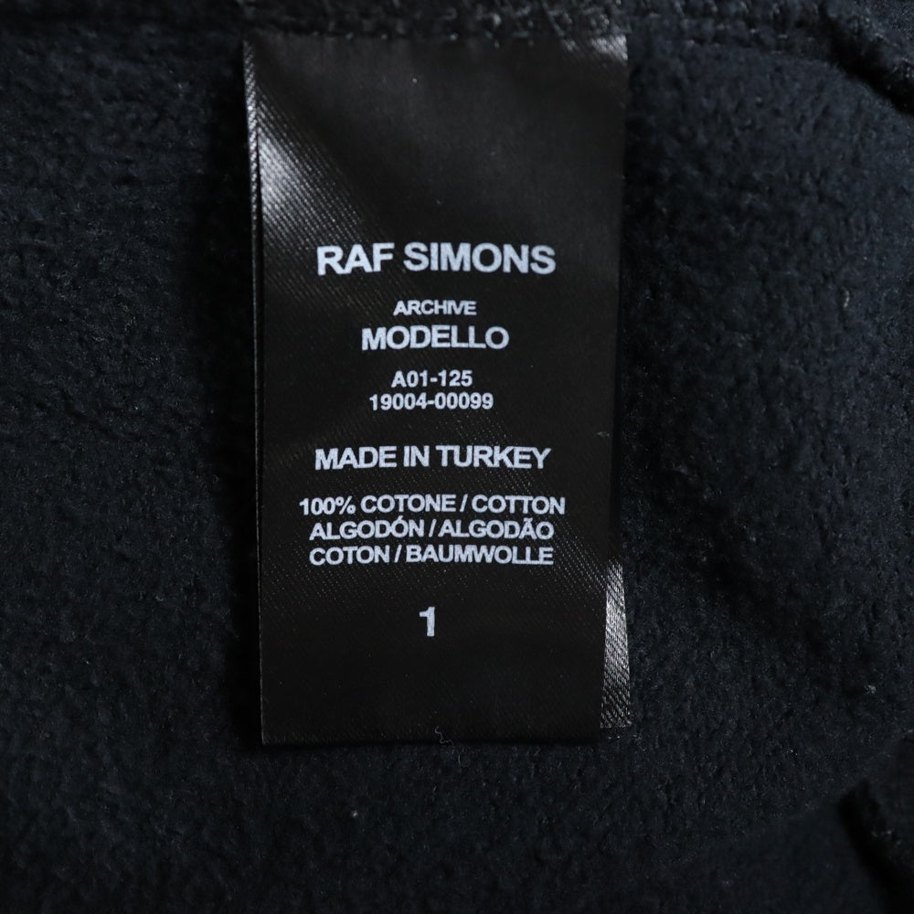 RAF SIMONS(ラフシモンズ) 21SS ARCHIVE REDUX ANTWARP PRINT Antwarp アーカイブ リダックス アントワープ プルオーバーパーカー A01-125 19004-00099 ブラック