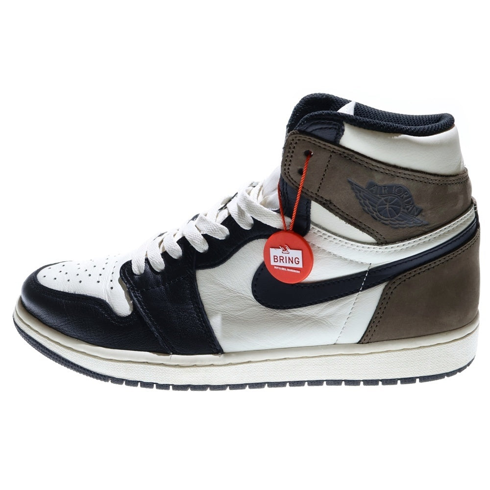 NIKE(ナイキ) AIR JORDAN 1 RETRO HIGH OG DARK MOCHA 555088-105 エアジョーダン1 ダークモカ ハイカットスニーカー シューズ ブラック/ブラウン US10.5/28.5cm