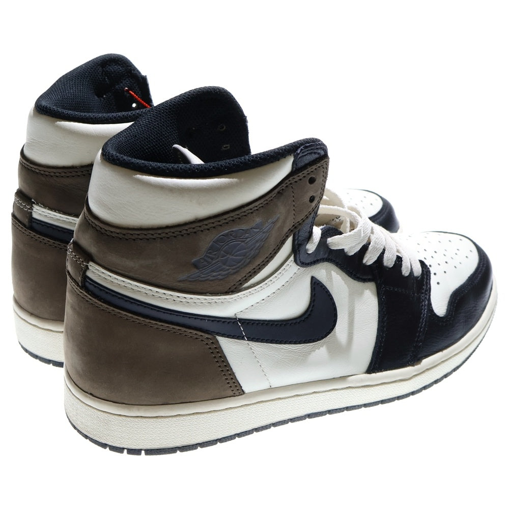 NIKE(ナイキ) AIR JORDAN 1 RETRO HIGH OG DARK MOCHA 555088-105 エアジョーダン1 ダークモカ ハイカットスニーカー シューズ ブラック/ブラウン US10.5/28.5cm