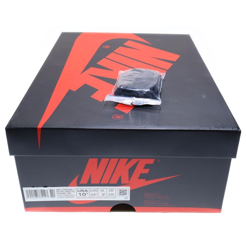 NIKE(ナイキ) AIR JORDAN 1 RETRO HIGH OG DARK MOCHA 555088-105 エアジョーダン1 ダークモカ ハイカットスニーカー シューズ ブラック/ブラウン US10.5/28.5cm
