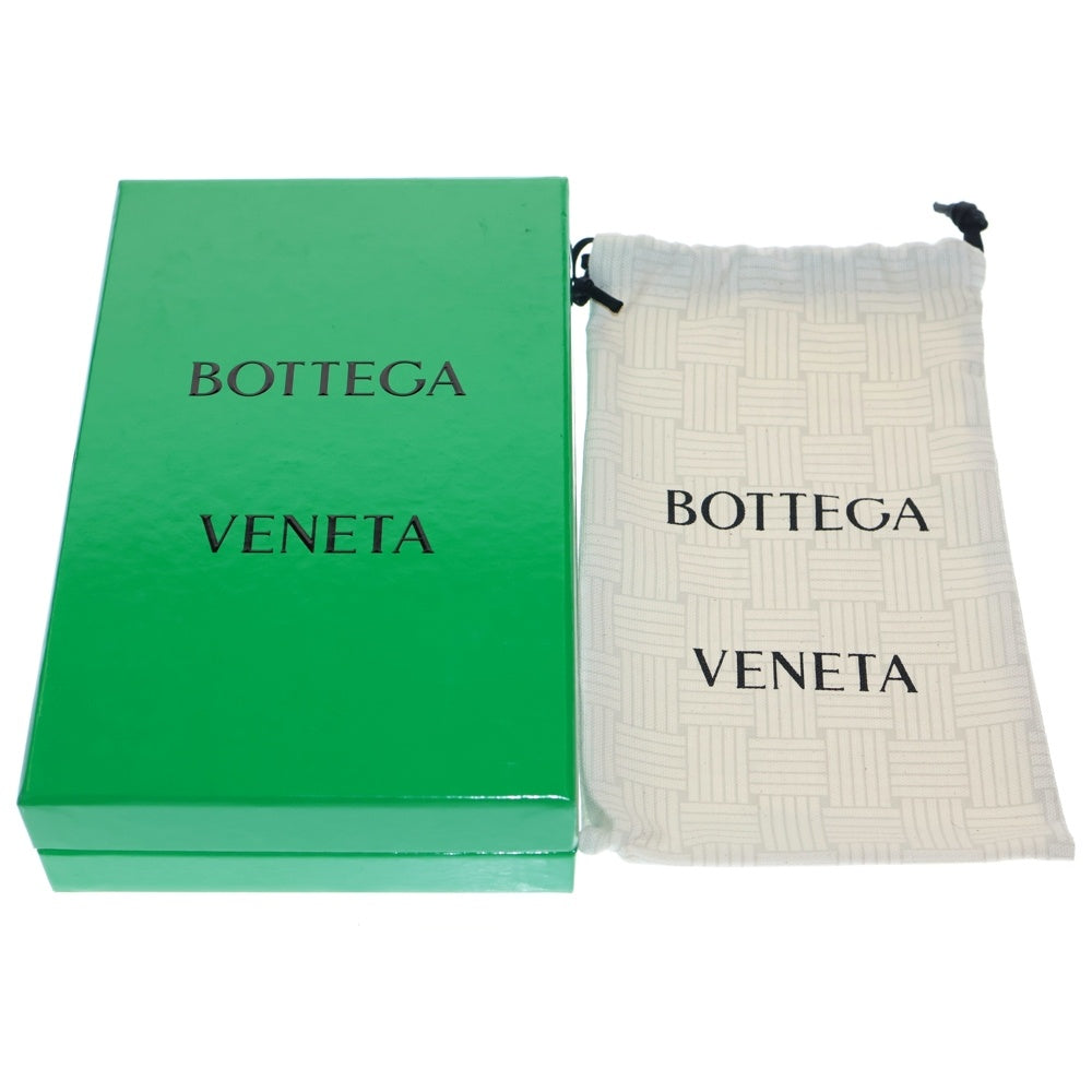 BOTTEGA VENETA(ボッテガヴェネタ) カセット イントレチャート ラウンドジップ 長財布 ブラック 814649 VBWD2 8803