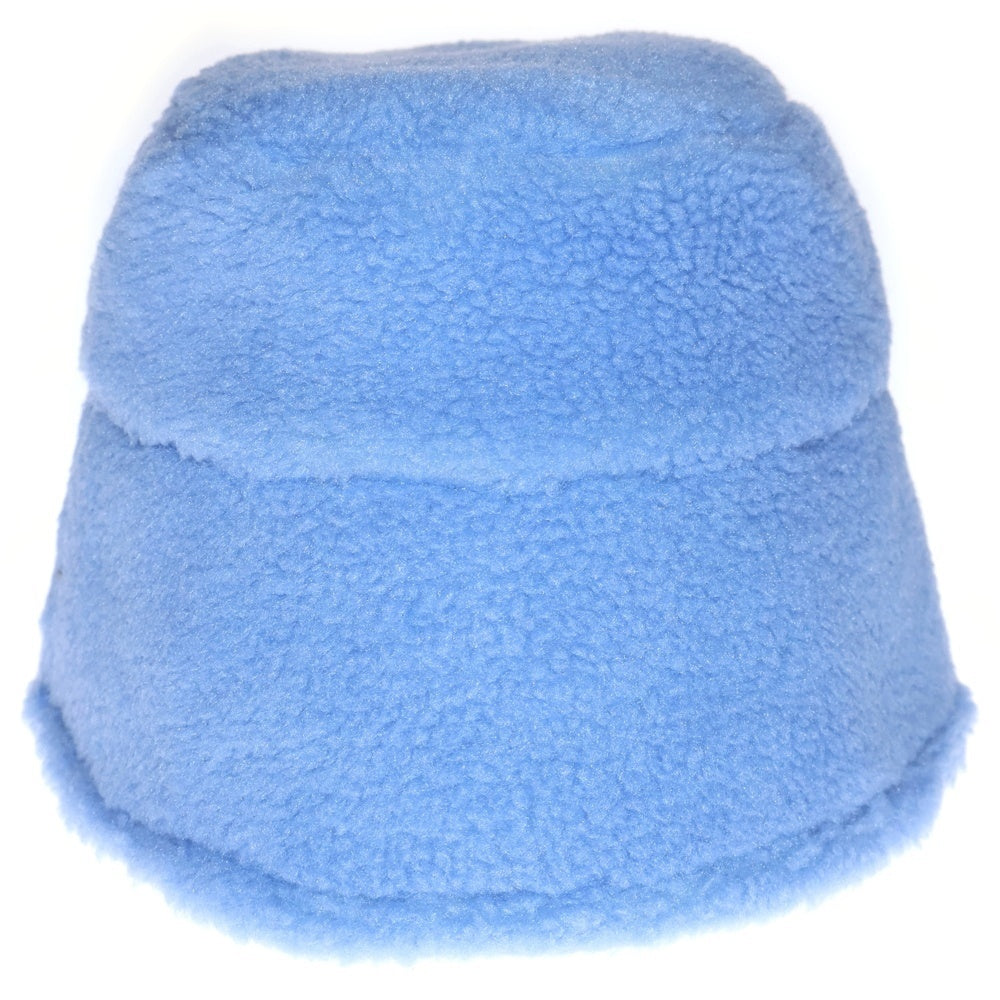 PATOU(パトゥー) ロゴ刺繍 フリース バケットハット ブルー