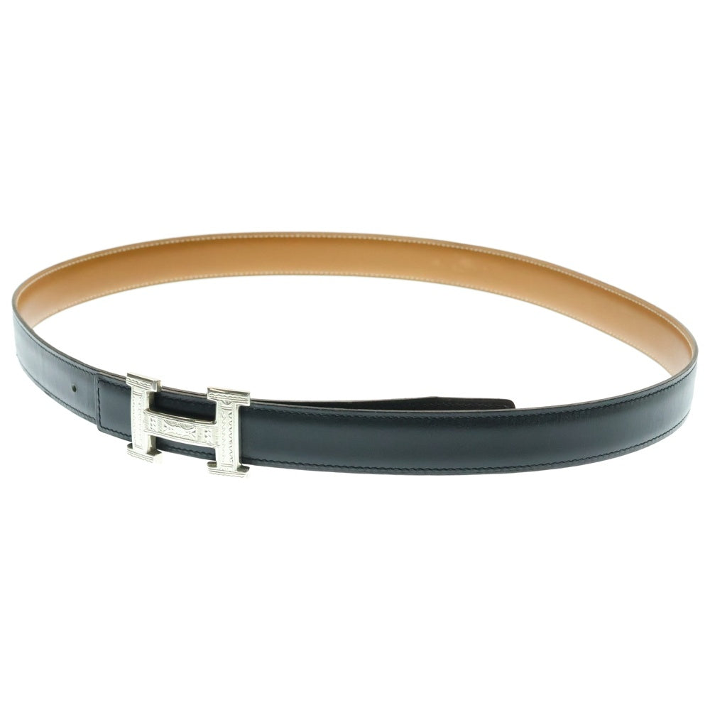 HERMES(エルメス) トゥアレグ ミニコンスタンスベルト 24mm □B刻印 シルバー/ブラック