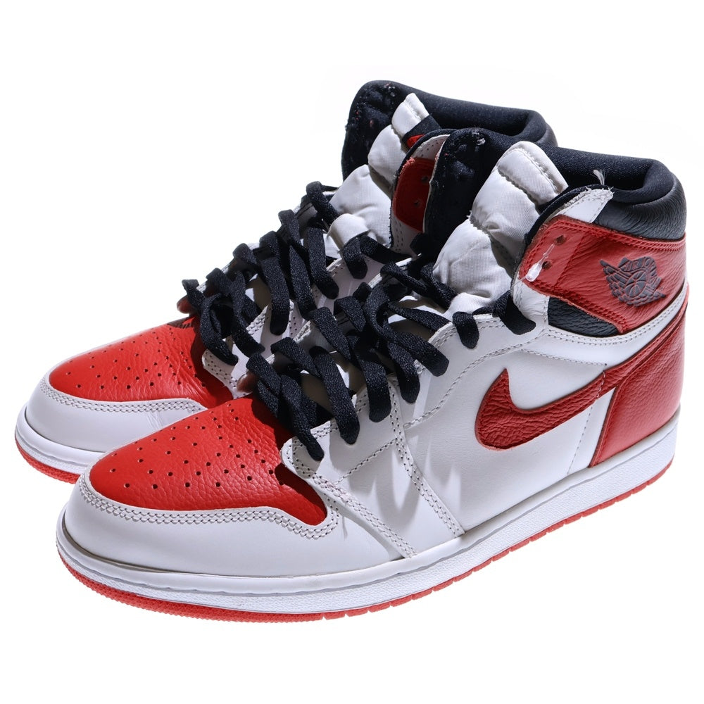 NIKE(ナイキ) AIR JORDAN 1 HIGH OG HERITAGE エアジョーダン ヘリテージ ハイカットスニーカー ホワイト/レッド US11/29cm 555088-161
