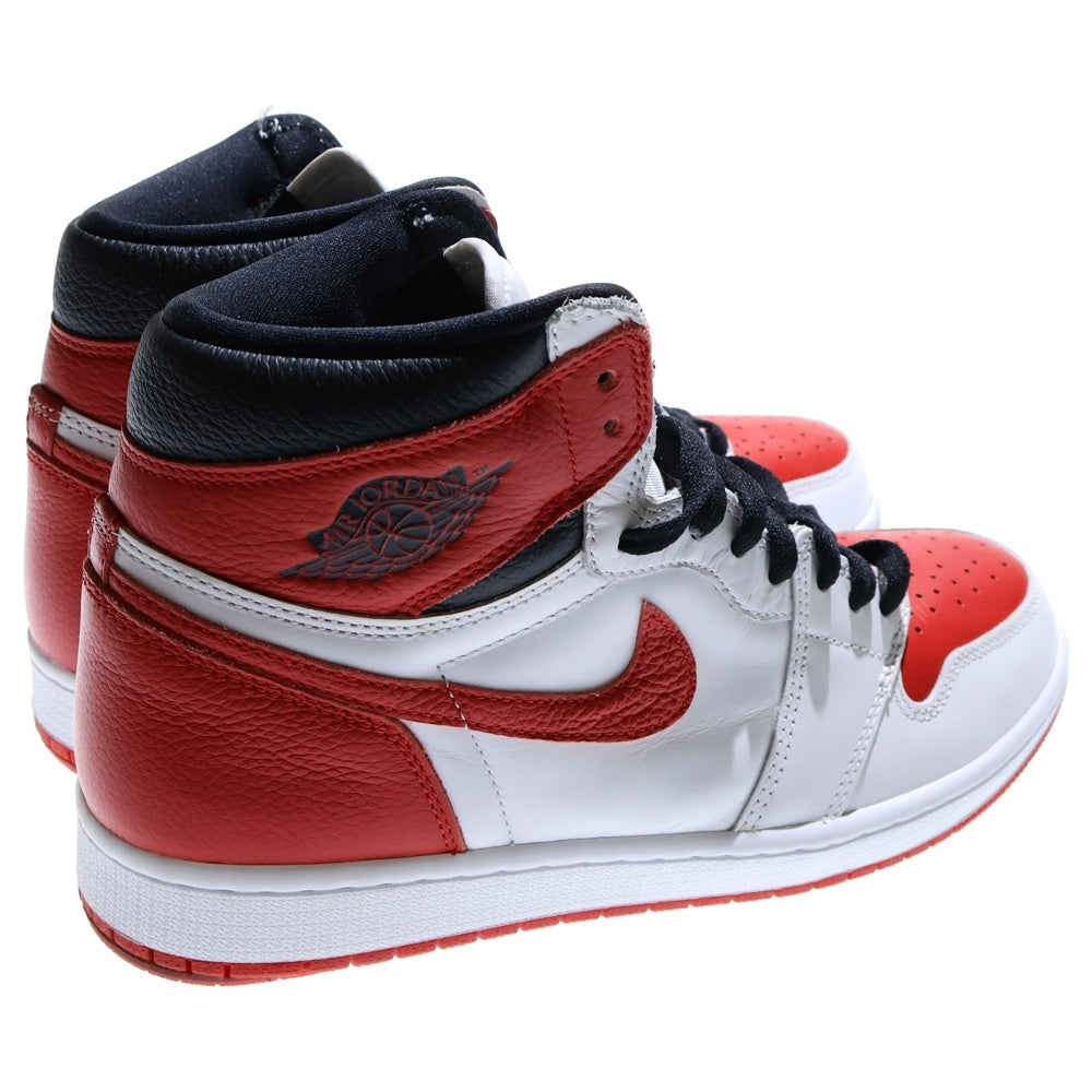 NIKE(ナイキ) AIR JORDAN 1 HIGH OG HERITAGE エアジョーダン ヘリテージ ハイカットスニーカー ホワイト/レッド US11/29cm 555088-161