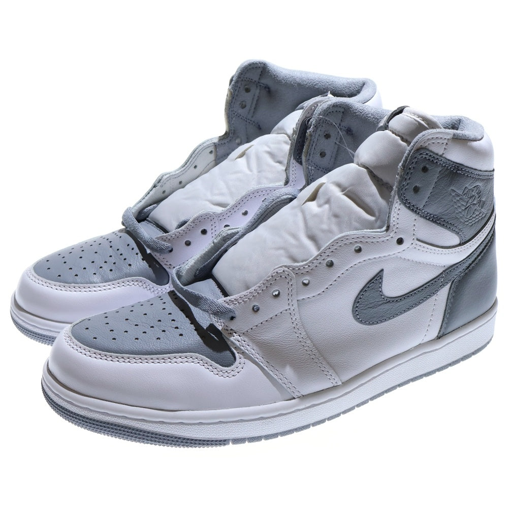 NIKE(ナイキ) AIR JORDAN 1 RETRO HIGH OG WHITE CEMENT 555088-037 エアジョーダン1 ホワイトセメント ハイカットスニーカー US10/28cm ホワイト/グレー