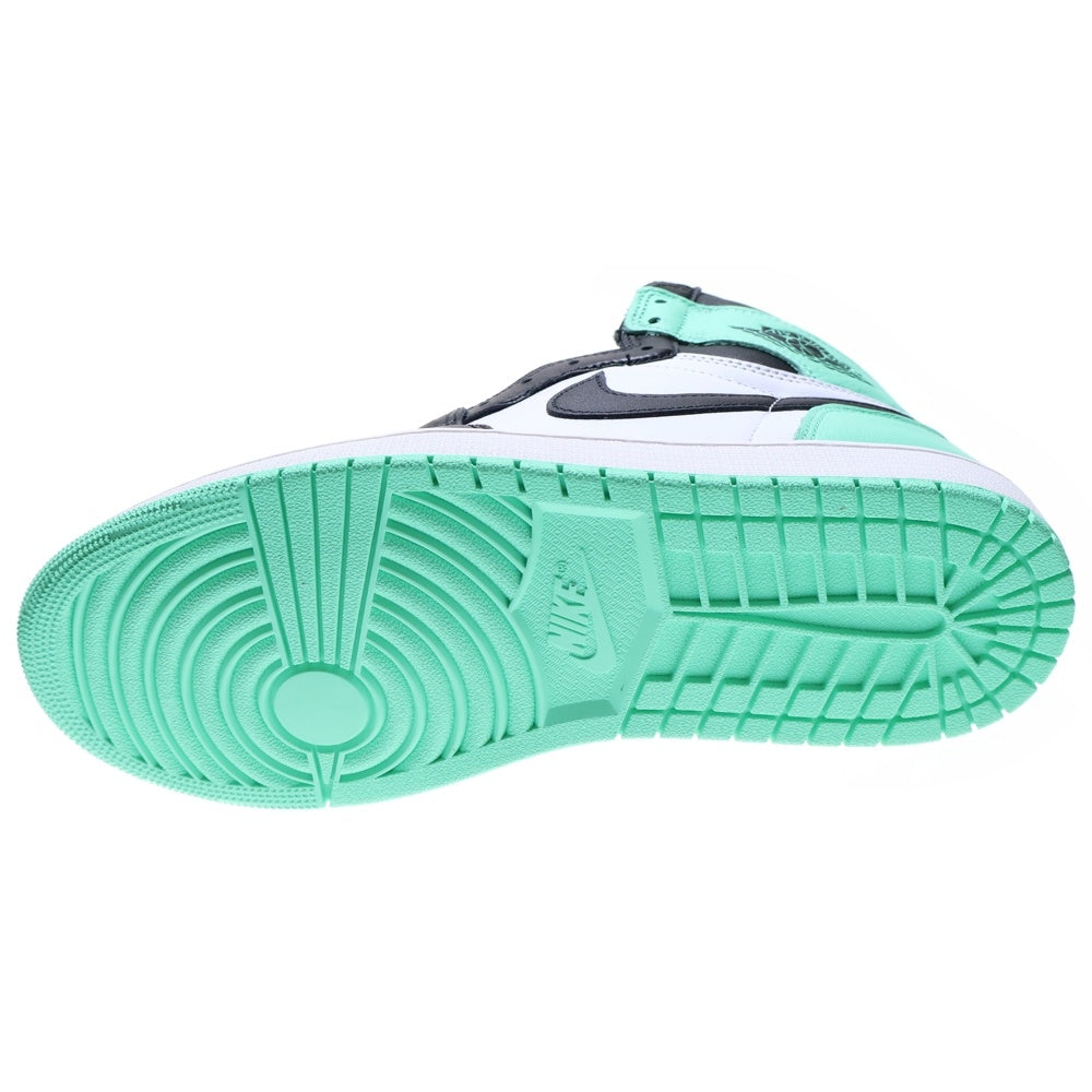 NIKE(ナイキ) AIR JORDAN 1 HI OG GREEN GLOW エアジョーダン グリーングロウ ハイカットスニーカー ライトグリーン US10/28cm DZ5485-130