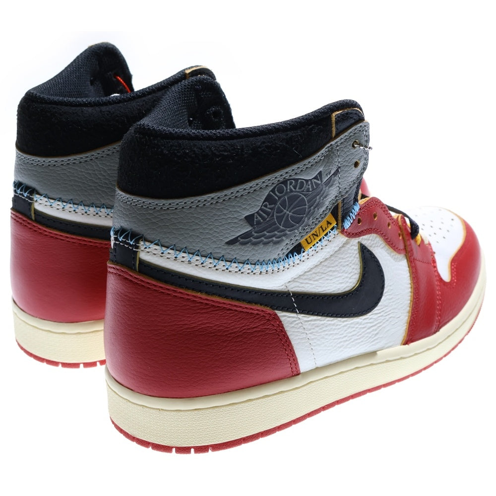 NIKE(ナイキ) ×UNION ユニオン AIR JORDAN 1 RETRO HIGH OG Chicago エアジョーダン1 ハイ ハイカットスニーカー シカゴ レッド/ホワイト US10/28cm HV8563-600