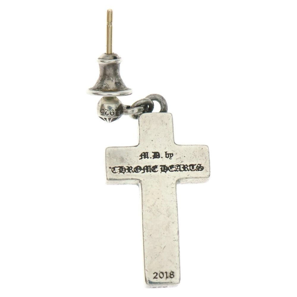 CHROME HEARTS(クロムハーツ) Matty Boy 99 EYES Cross Pendant マッティボーイ クロス ピアス シルバー