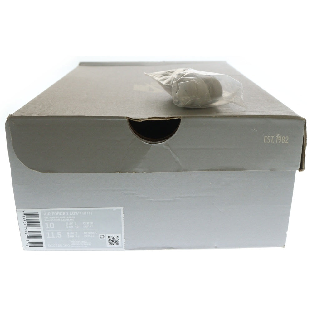 NIKE(ナイキ) ×KITH Air Force 1 Low Hawaii エアフォース1 ローカット ハワイ スニーカー US10/28cm ホワイト/ブルー DC9555-100