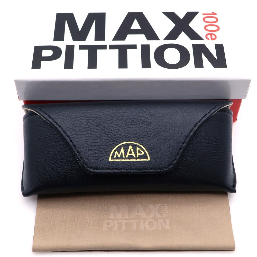 MAX PITTION(マックス ピティオン) POLITICIAN 44-28 ウェリントンサングラス アイウェア ブラック PL-002A
