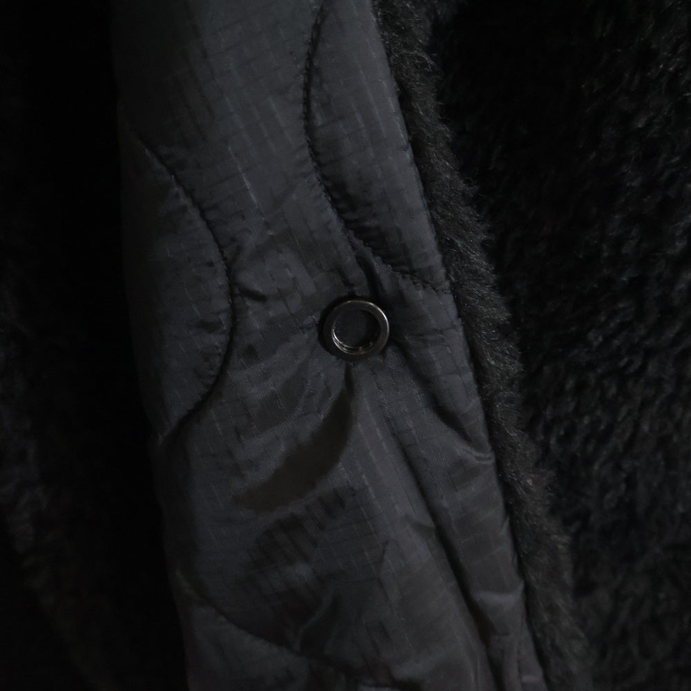 HYKE(ハイク) 21AW FAUX SHEARLING JACKET フェイクファーシリアリングジャケット レディース ブラック 17308