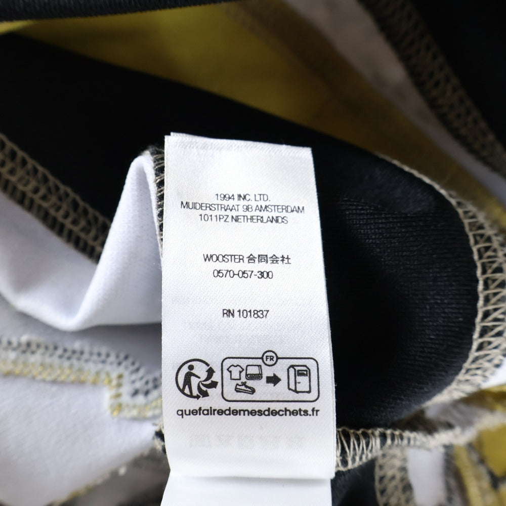 SUPREME(シュプリーム) 25AW Fire & Ice Hockey Jersey ファイヤーアンドアイスホッケージャージ 長袖ゲームシャツ ブラック/ベージュ