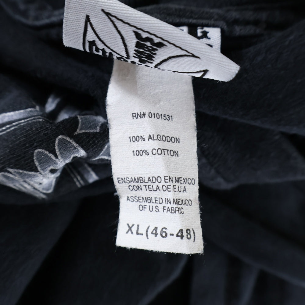 VINTAGE(ヴィンテージ) 90S WEST COAST CHOPPERS L/S TEE 両面プリント長袖Tシャツ 長袖カットソー ブラック
