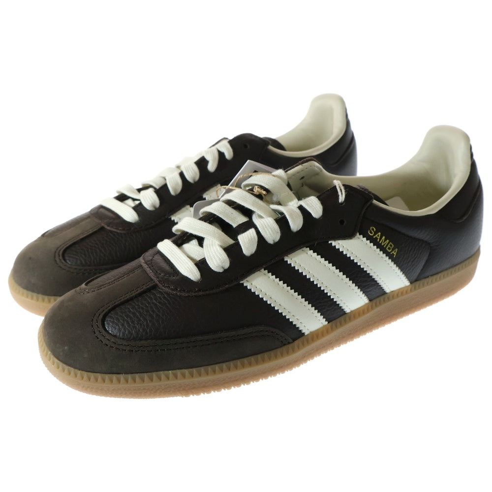 adidas(アディダス) SAMBA OG サンバ ローカットスニーカー ブラウン/ホワイト US8.5/26.5 JR0891
