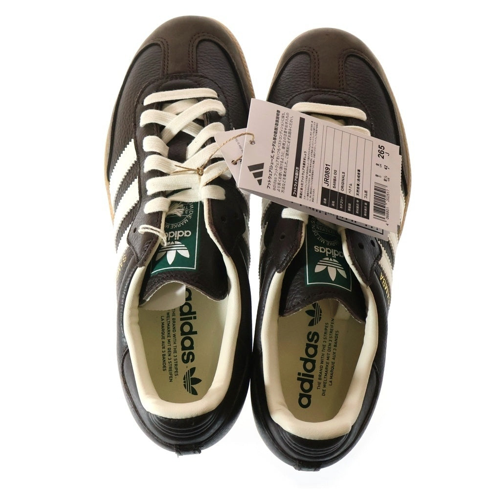 adidas(アディダス) SAMBA OG サンバ ローカットスニーカー ブラウン/ホワイト US8.5/26.5 JR0891