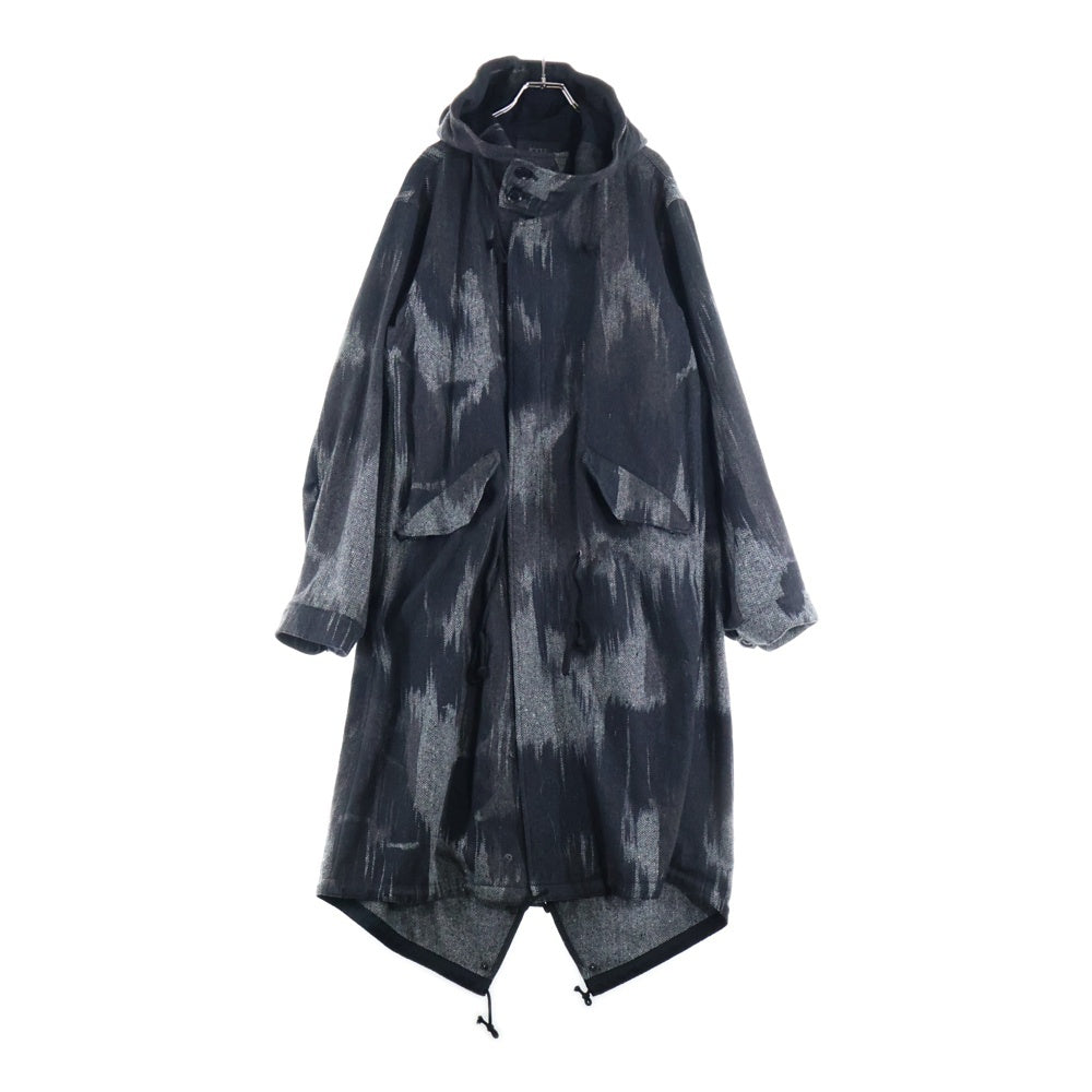 s'yte(サイト) CAMOUFLAGE TWEED MODS COAT カモフラージュモッズコート アウター グレー UB-C12-108