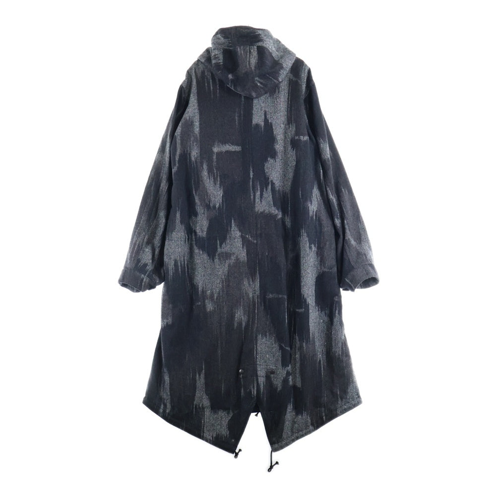 s'yte(サイト) CAMOUFLAGE TWEED MODS COAT カモフラージュモッズコート アウター グレー UB-C12-108