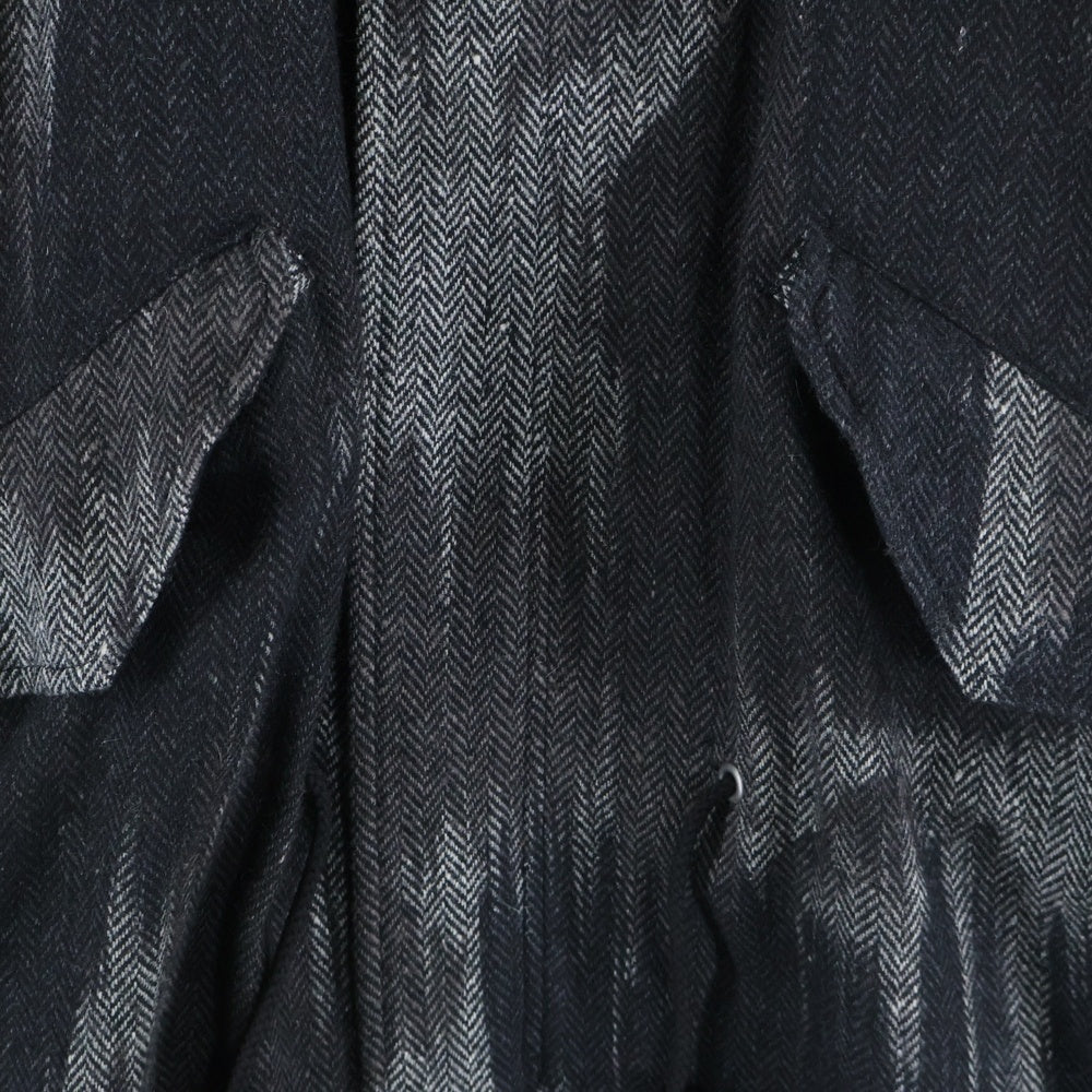 s'yte(サイト) CAMOUFLAGE TWEED MODS COAT カモフラージュモッズコート アウター グレー UB-C12-108