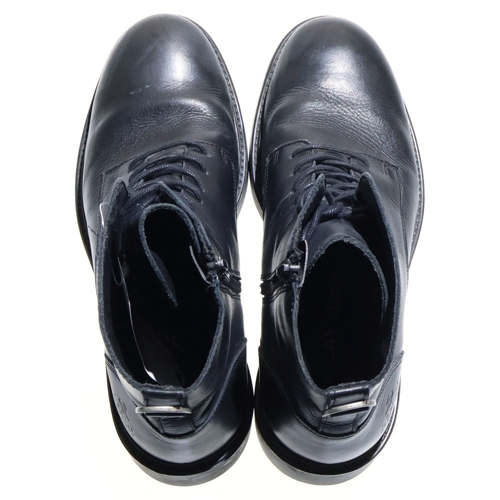 REPLAY(リプレイ) ハイカットレザーブーツ ブラック