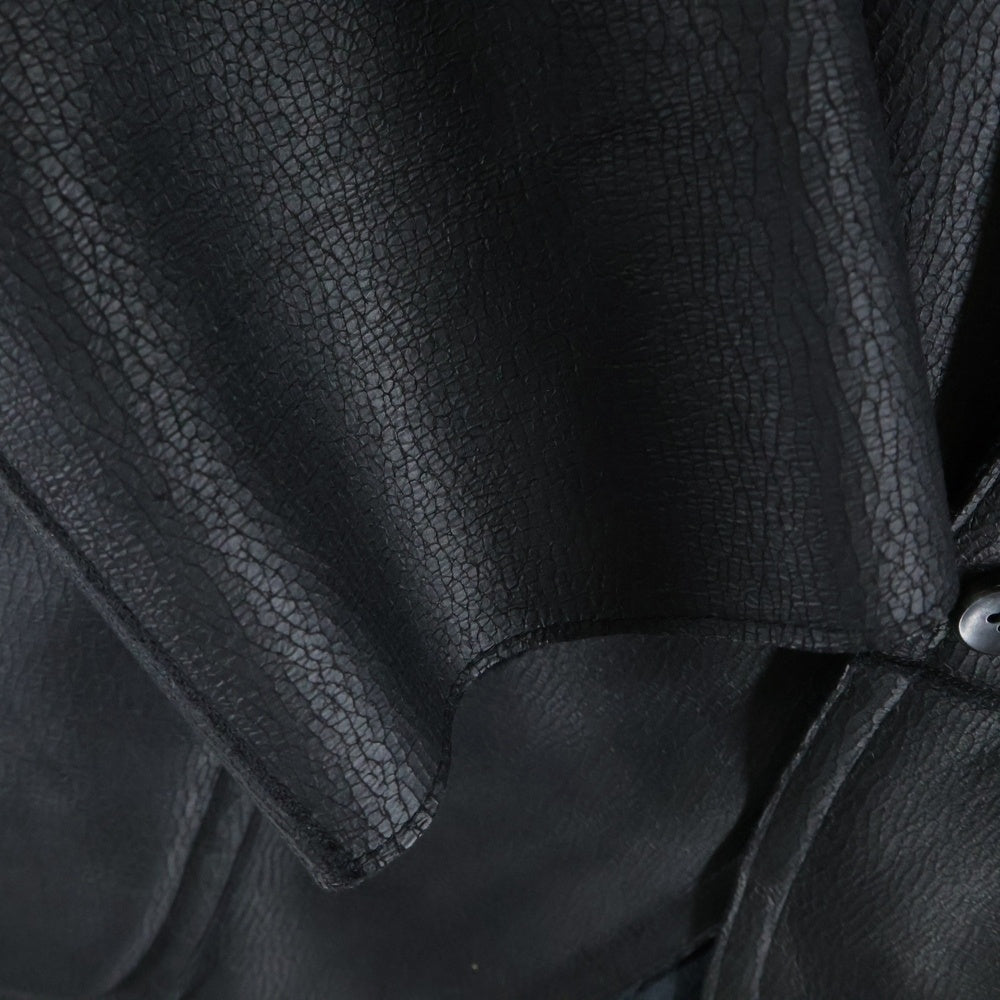 68639(68639) ラムレザージャケット ブラック 1666ー1451