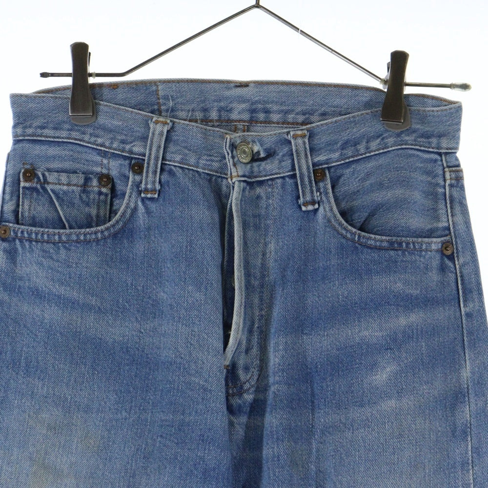 Levi's(リーバイス) 70-80s 66前期 ボタン裏刻印6 両面Rタブ デニム パンツ インディゴ
