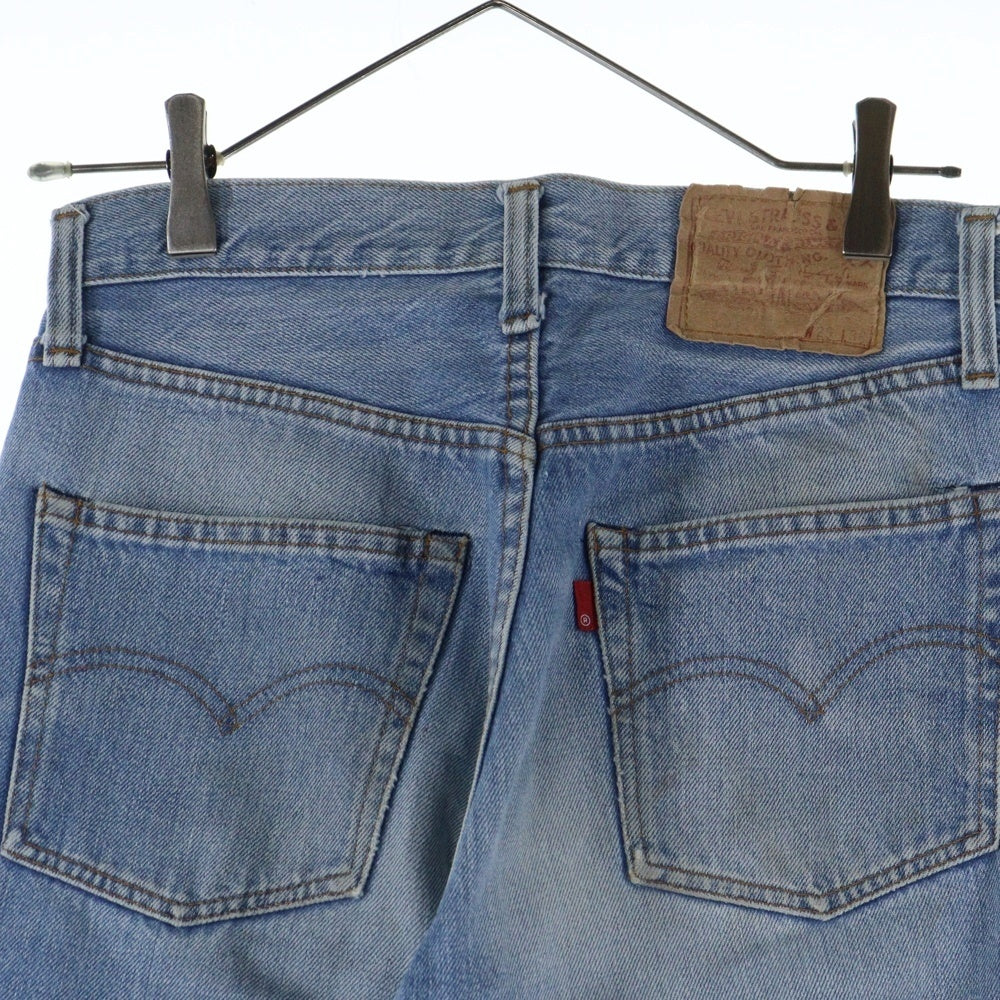 Levi's(リーバイス) 70-80s 66前期 ボタン裏刻印6 両面Rタブ デニム パンツ インディゴ