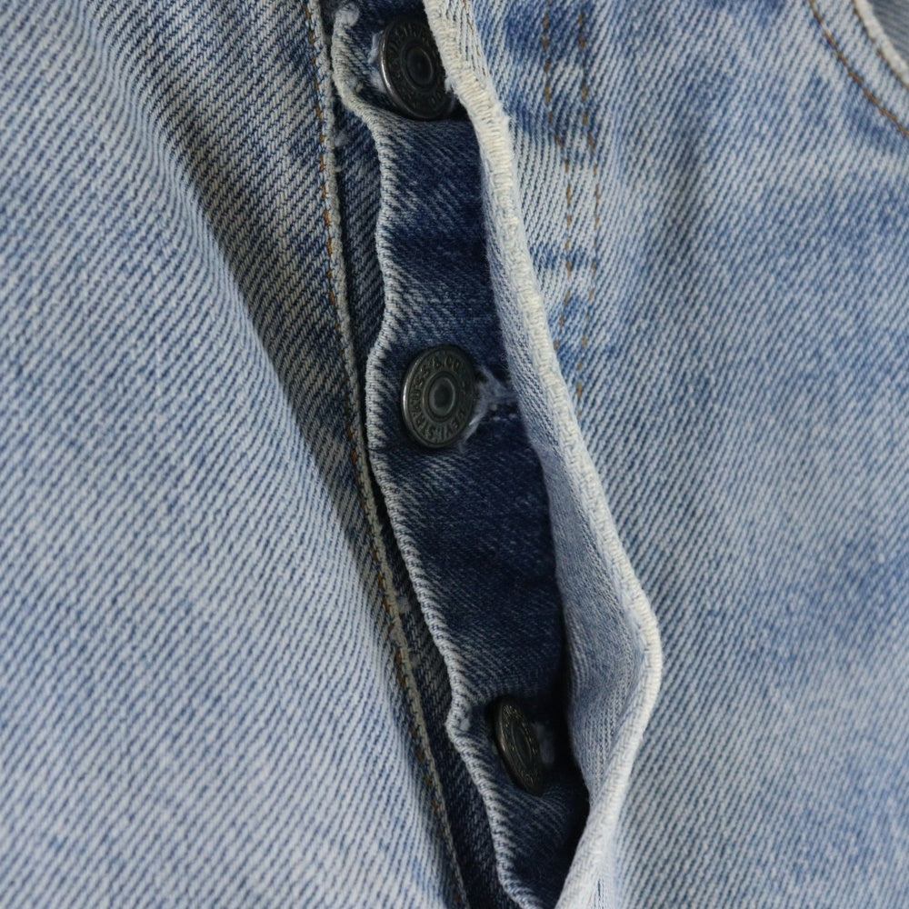 Levi's(リーバイス) 70-80s 66後期 ボタン裏刻印6 両面Rタブデニム パンツ インディゴ レディース