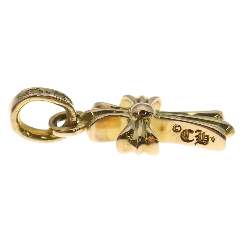 CHROME HEARTS(クロムハーツ) 22K CRS BBYFAT P/DIA ベイビーファットクロス PAVEダイヤ ペンダントトップ ゴールド BCA035